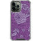 Radiant Orchid Floral iPhone 13 Pro Max Clear Case